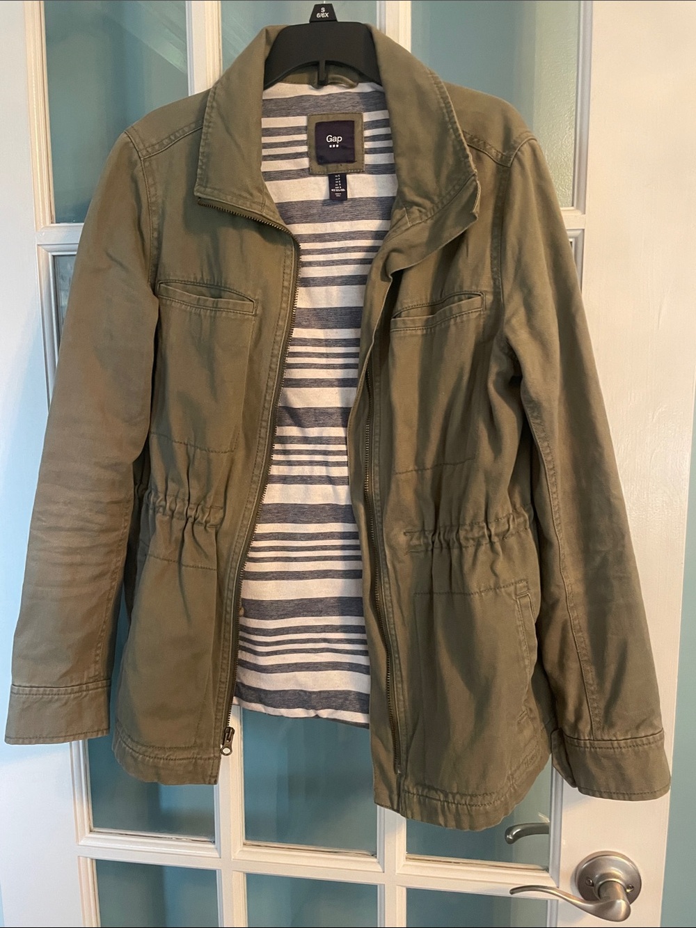 GAP Olive Green Drawstring Waist Jacket